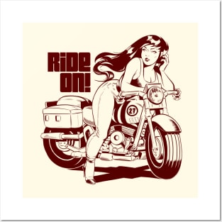 Ride ON! Posters and Art